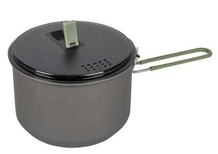 Фото - Каструля туристична Bo-camp Explorer Hard Anodized 1L Grey/Green (2200236)