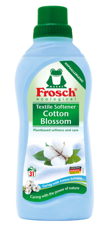 Ополаскиватель для белья Frosch Цветы хлопчатника 750 мл - Фото 1