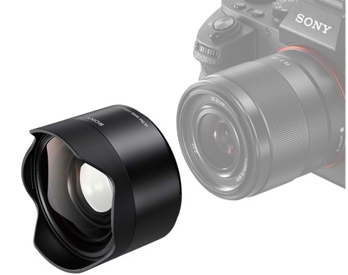 Фото - Конвертор фото, сверхширокоугольная насадка Sony для SEL 28mm f2.0 FE (SEL075UWC.SYX)