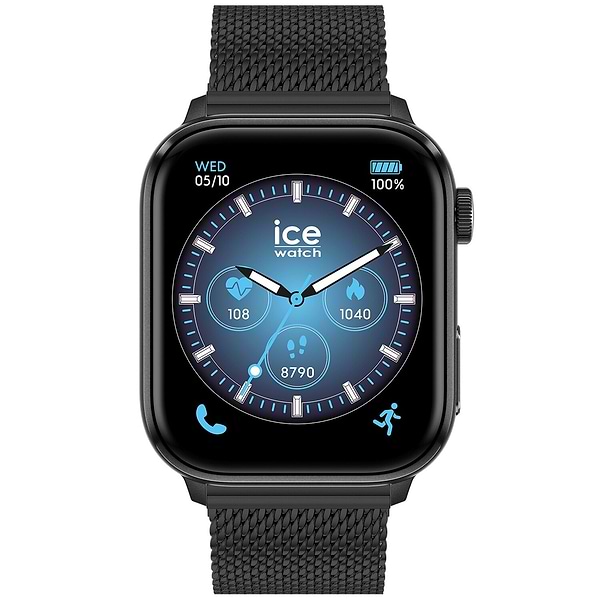 Фото - Смарт-часы Ice-Watch ICE smart 3.0 rectangular 1.78 Black Milanese (024300)