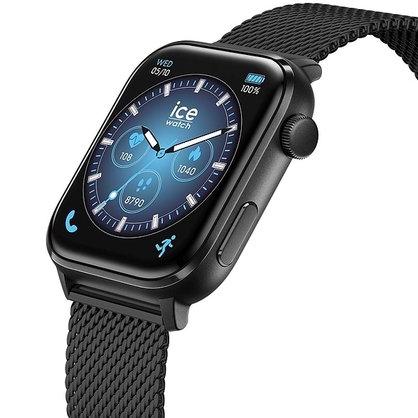 Фото - Смарт-часы Ice-Watch ICE smart 3.0 rectangular 1.78 Black Milanese (024300)