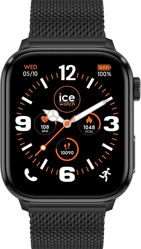 Фото - Смарт-часы Ice-Watch ICE smart 3.0 rectangular 1.78 Black Milanese (024300)