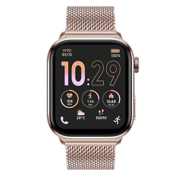 Фото - Смарт-часы Ice-Watch ICE smart 3.0 rectangular 1.78 Rose-Gold Milanese (024304)