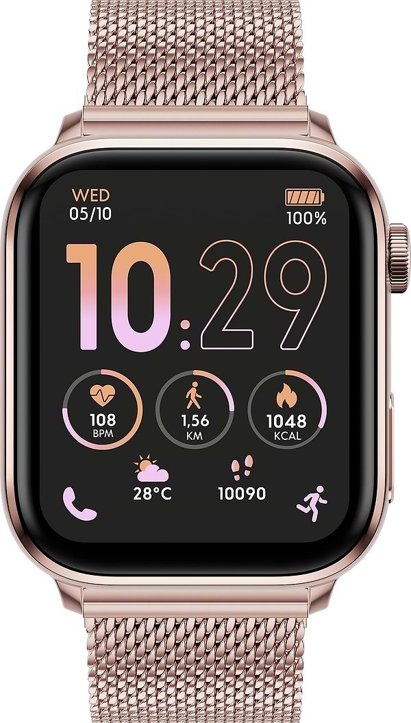 Фото - Смарт-часы Ice-Watch ICE smart 3.0 rectangular 1.78 Rose-Gold Milanese (024304)