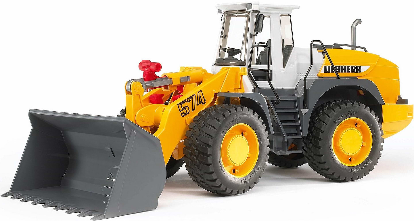 Наземная спецтехника BRUDER Дорожный погрузчик Liebherr L574, М1:16 (10556) - Фото 1