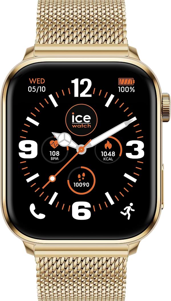 Фото - Смарт-часы Ice-Watch ICE smart 3.0 rectangular 1.78 Gold Milanese (024656)