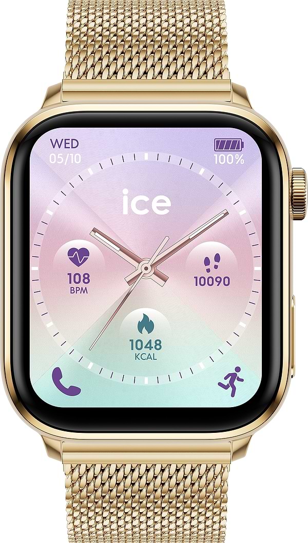 Фото - Смарт-часы Ice-Watch ICE smart 3.0 rectangular 1.78 Gold Milanese (024656)