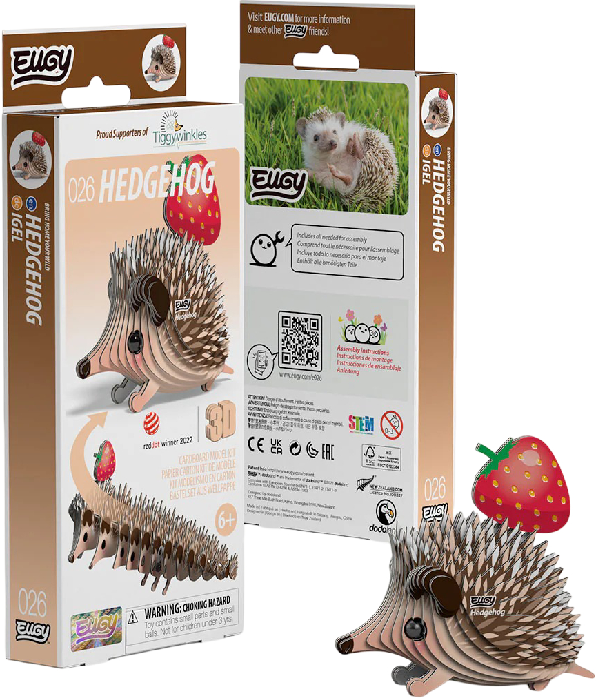 3D пазлы EUGY Зоопарк: Ёж (XEG-026)