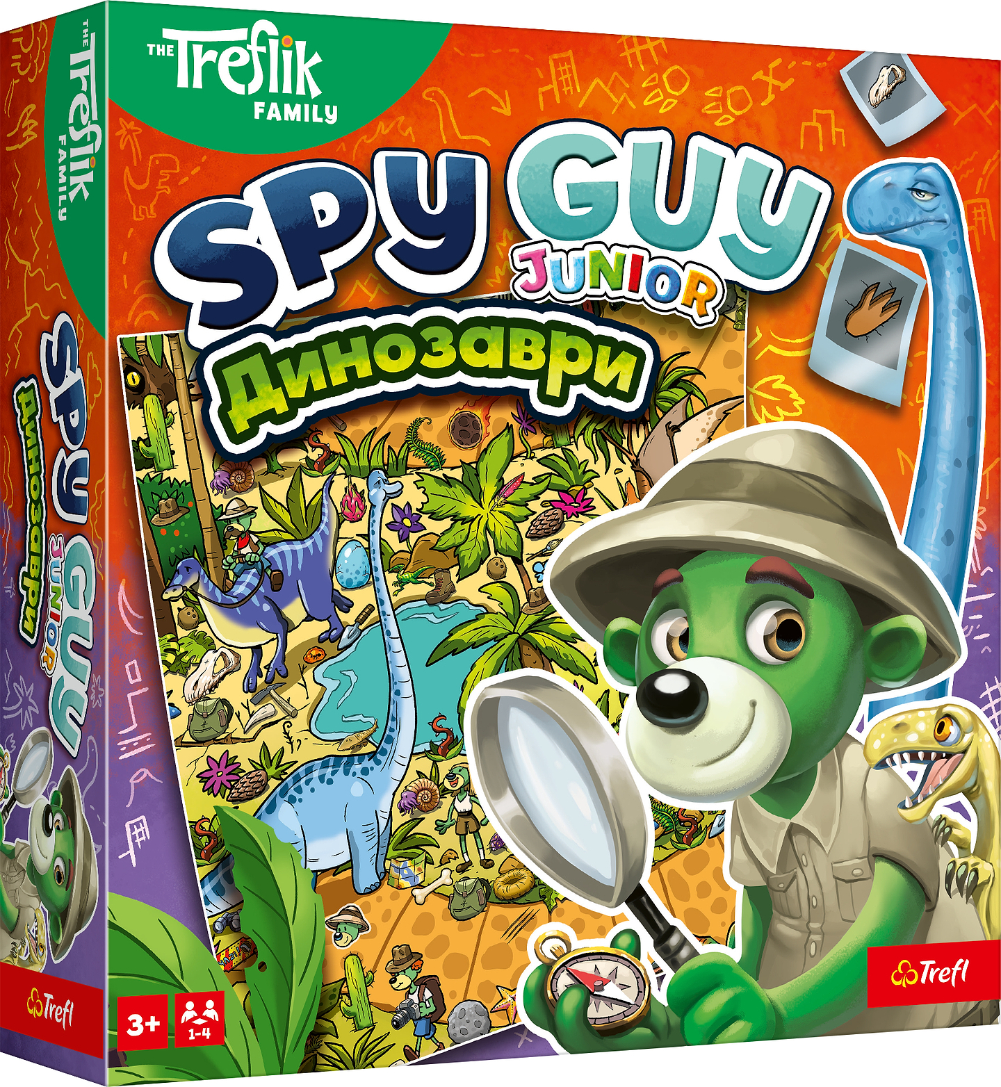 Настільна гра (3-4 роки) Trefl Spy Guy Динозаври (29826)