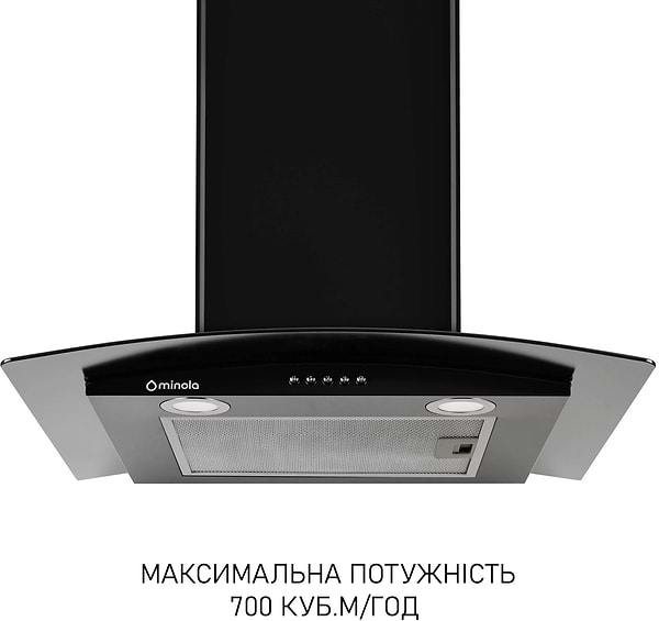 Фото - Вытяжка декоративная Minola MTG 6242 BL LED