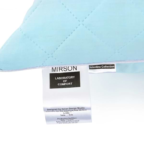 Фото - Подушка стандартна MirSon Valentino Premium 124 м'яка 50x70 см (2200000006271)