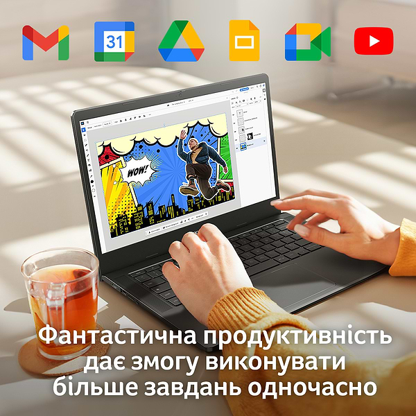 Фото - Ноутбук Acer Chromebook Plus CB514-4HT (NX.KV1EU.001) Silver