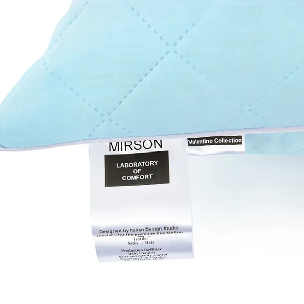 Фото - Подушка стандартна MirSon шовкова 1246 Valentino Natural Silk Kapok Висока 50х70 см (2200001518834)