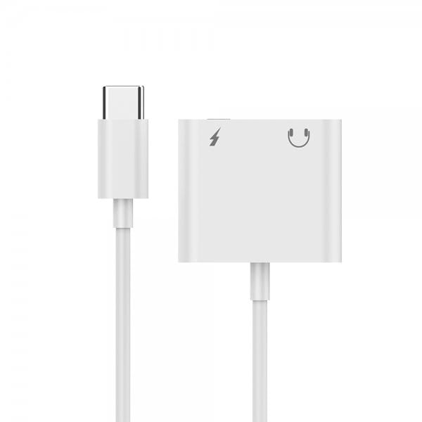 Фото - Переходник аудио Cablexpert USB-C 3.5 mm + USB-C (A-CM-3.5FP-01)