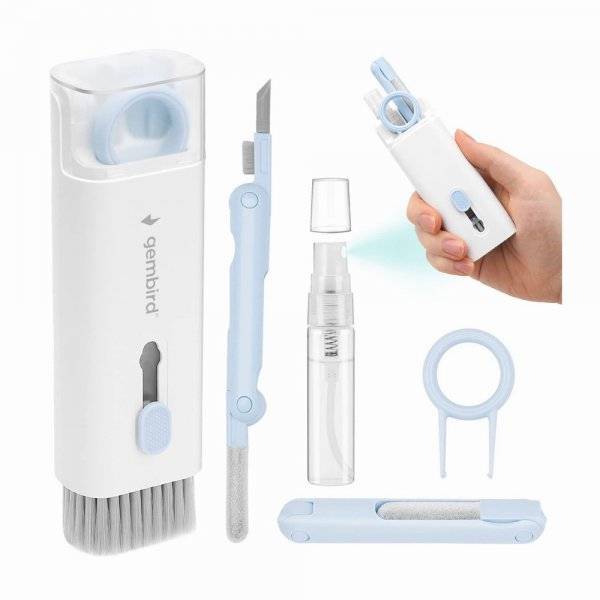 Фото - Набір засобів для чищення оптики Gembird 7-в-1 (CK-LCD-07)