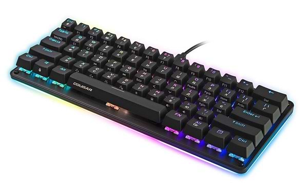 Фото - Клавіатура дротова ігрова Cougar Puri Mini RGB