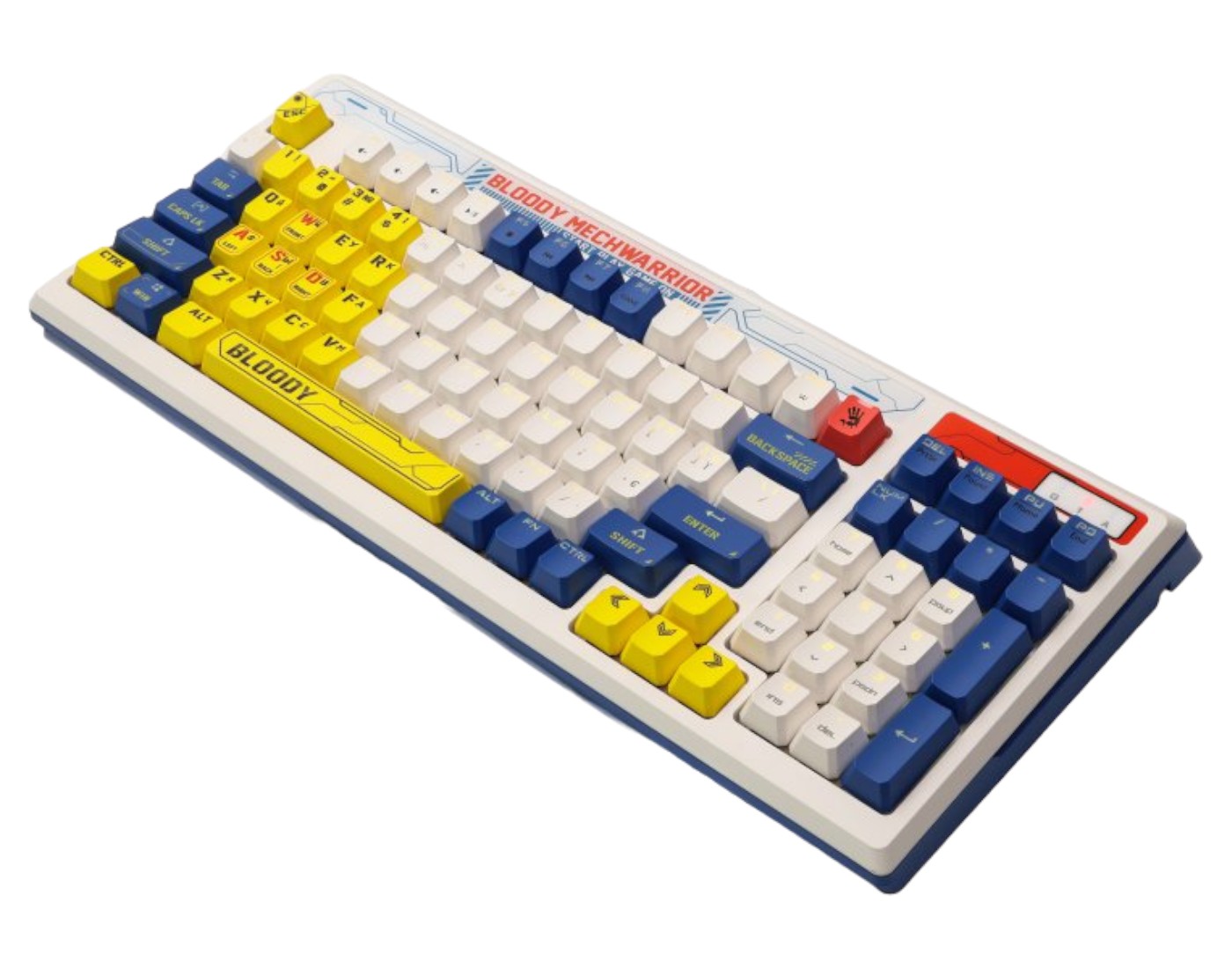 Фото - Клавіатура дротова ігрова Bloody B950 RGB (Warrior Blue)