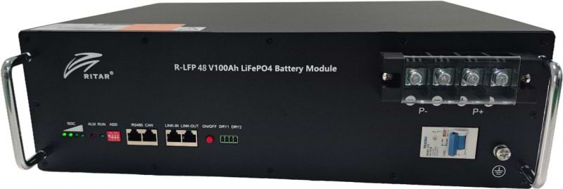 Батарея для солнечного инвертора Ritar R-LFP48V100Ah