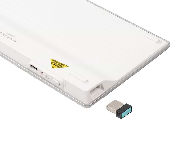 Фото - Клавіатура бездротова A4tech Fstyler FBX51C (White)
