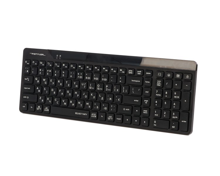 Фото - Клавіатура бездротова A4tech FBK23 AS (Black)