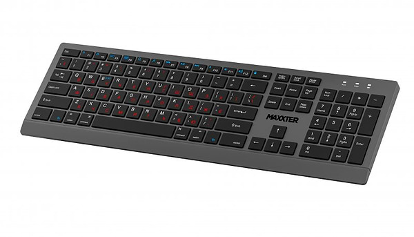 Фото - Клавіатура бездротова Maxxter KBW-01G-UA