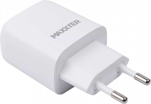 Фото - Сетевое зарядное устройство Maxxter 1 USB-C + Кабель Type-C to Lighting Power Delivery 20W (WC-PD-CtL-01)
