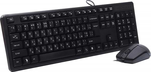 Фото - Клавіатура+миша A4tech KK-3330 Black