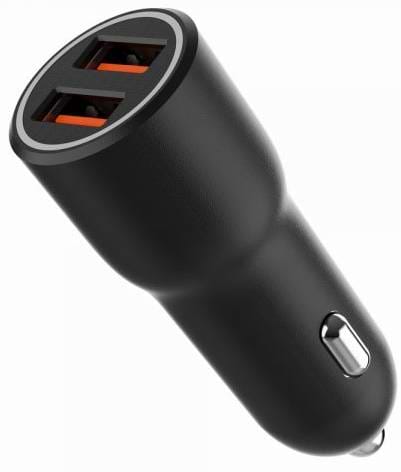 Фото - Автомобильное зарядное устройство Gembird 2xUSB-A 18W QC3.0 Black (TA-UC-A2QC36-CAR-01)