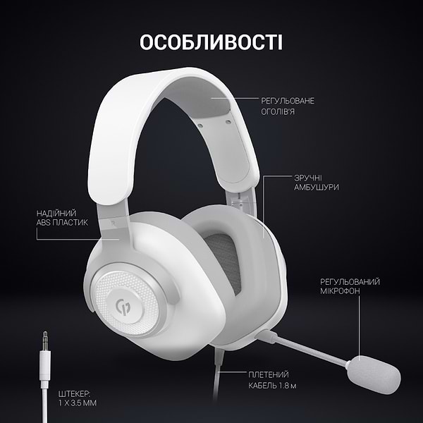 Фото - Гарнитура проводная игровая GamePro HS590W