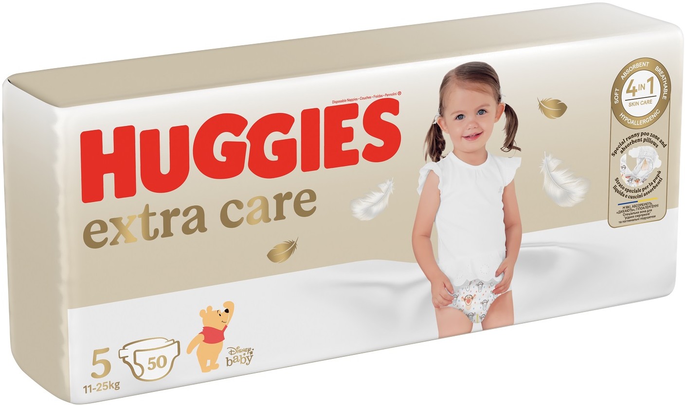 Фото - Одноразовые подгузники Huggies Extra Care Размер 5 (11-25 кг), 50 шт. (5029053578132)