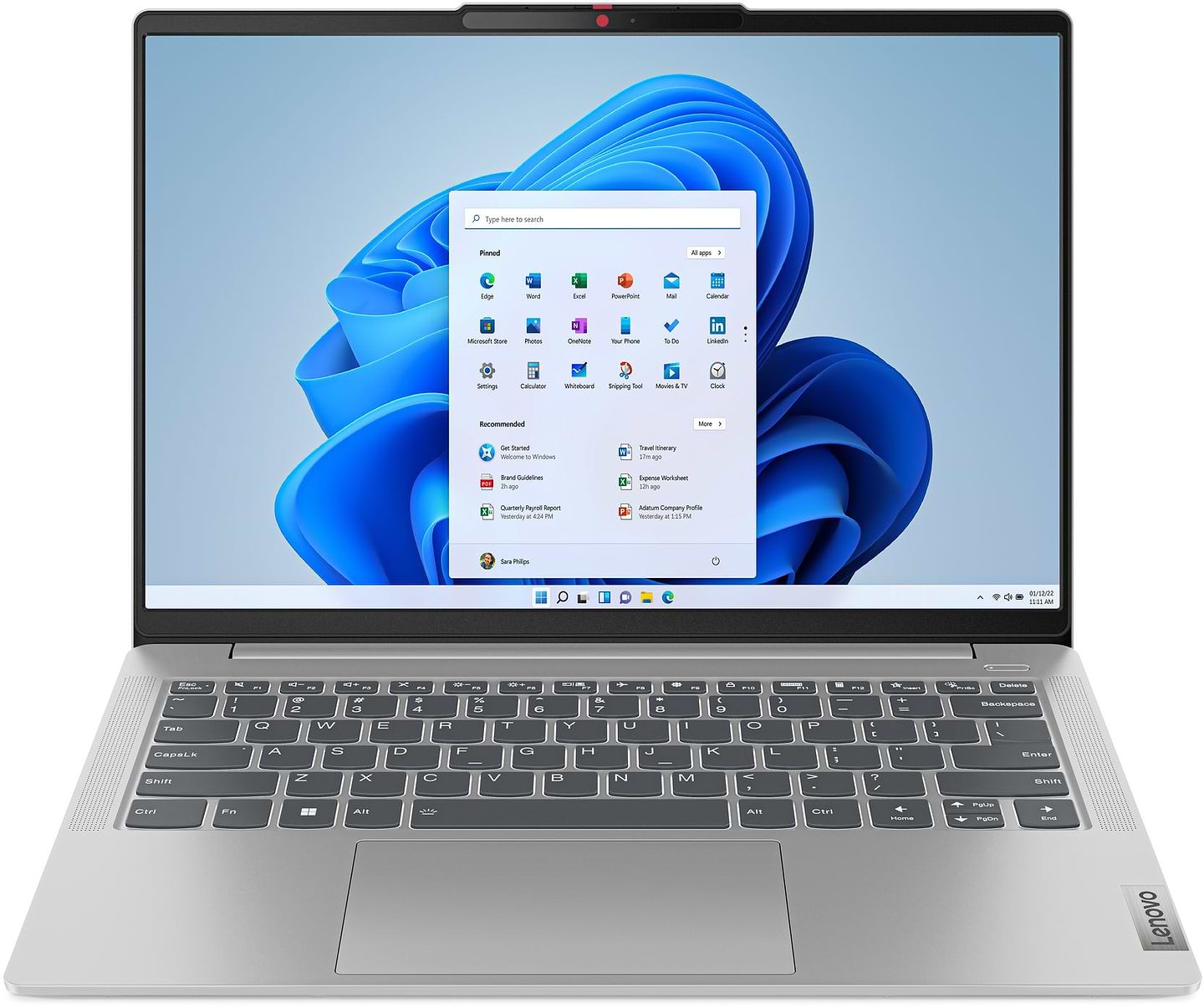 Ноутбук Lenovo IdeaPad Slim 5 14ABR8 (82XE00APRA) Cloud Grey - Фото 1