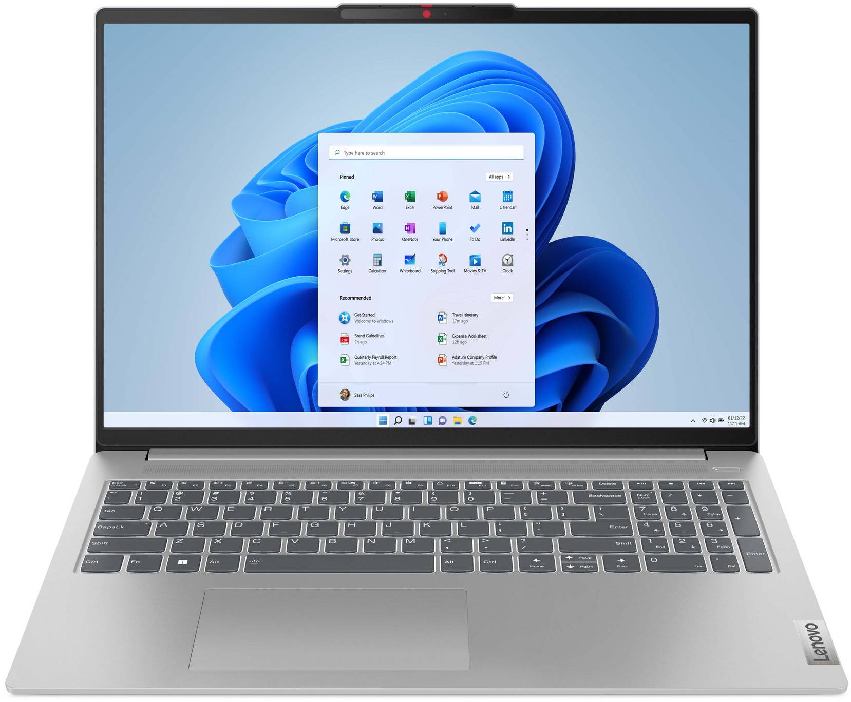 Ноутбук Lenovo IdeaPad Slim 5 16IRL8 (82XF004KRA) Cloud Grey - Фото 1