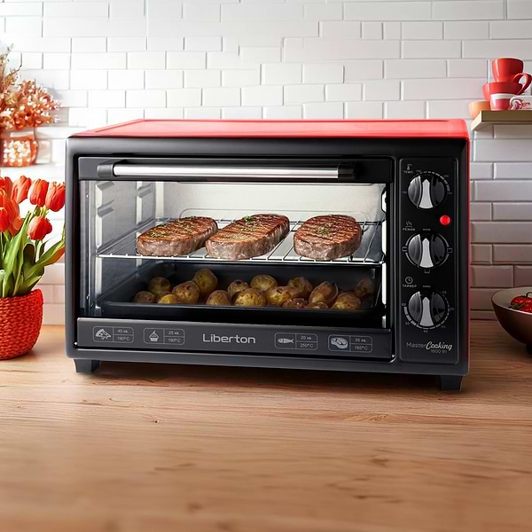 Фото - Піч електрична Liberton LEO-350 Red