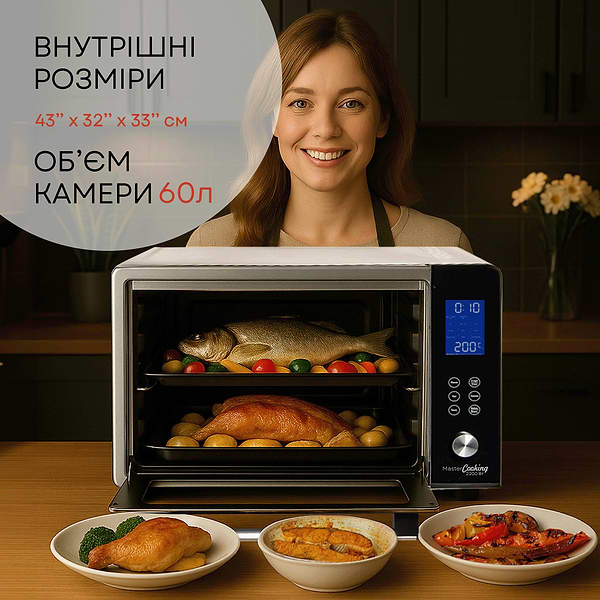 Фото - Піч електрична Liberton LEO-601E Silver