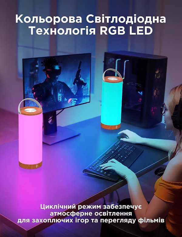 Фото - Настольная лампа TaoTronics TT-DL23 Pro RGB