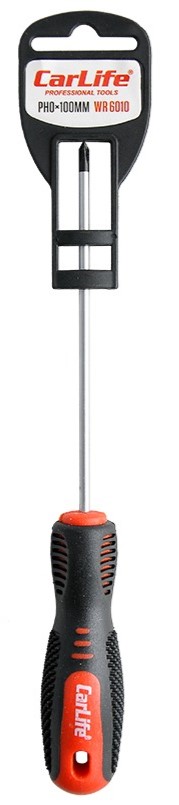 Викрутка CarLife PH0x100 мм Cr-V 6150 (WR6010)