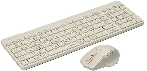 Фото - Клавиатура+мышь беспроводная A4tech Fstyler FG2400 Air Beige