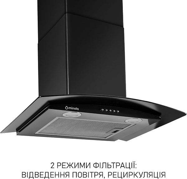 Фото - Вытяжка декоративная Minola MTG 6242 BL LED
