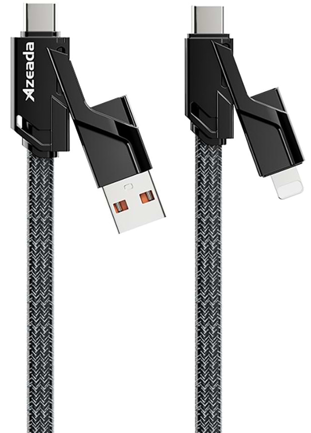 Кабель синхронизации данных Proda Azeada Armor PD-B96th Lightning 100W, Type-c USB to Type-C lightning 1,5 метри Black (PD-B96th-BK)