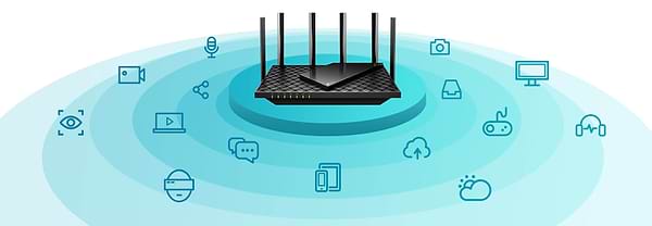 Фото - Маршрутизатор интернет WiFi6 TP-Link Archer AX72