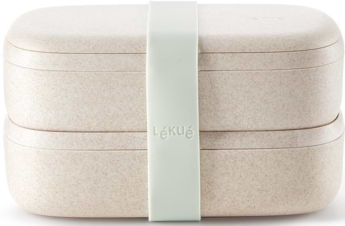 Купити Ланч-бокс Lekue 2 в 1 To Go Organic (881404) - Фото 1 Ланч-бокс Lekue 2 в 1 To Go Organic (881404) - Фото 1