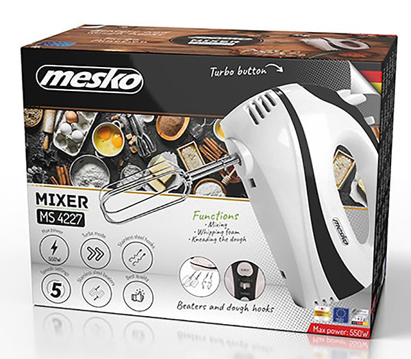 Фото - Міксер Mesko MS 4227 Black