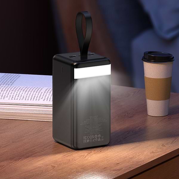 Фото - Батарея мобільна HOCO J123D Element 22.5W+PD20W 90000mAh Black (6942007612104)