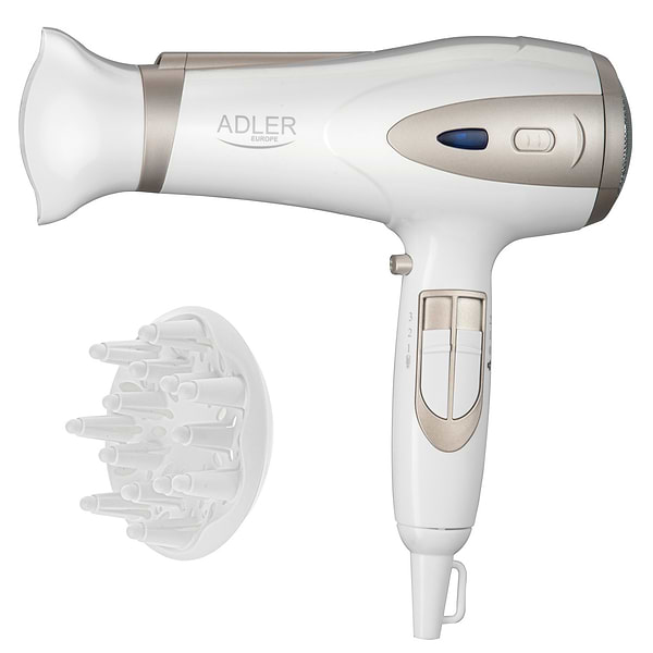 Фото - Фен Adler AD 2248 White Champagne