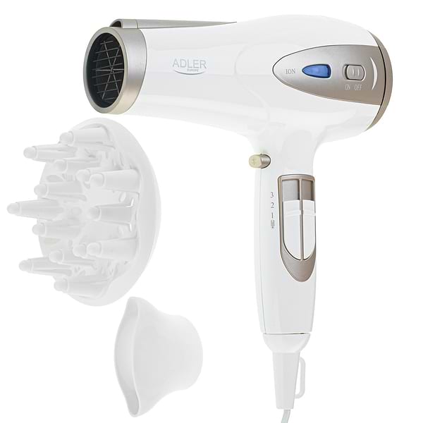 Фото - Фен Adler AD 2248 White Champagne