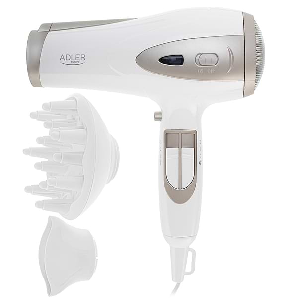 Фото - Фен Adler AD 2248 White Champagne