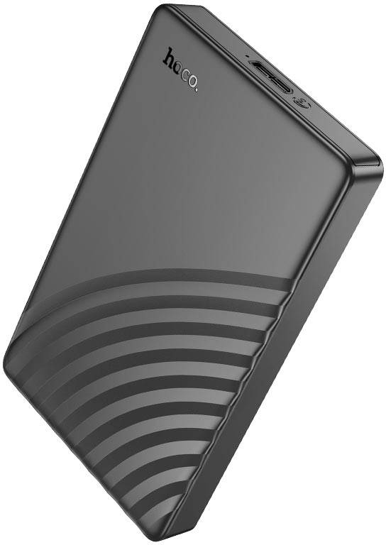 Внешний карман HOCO HB46 USB3.0 2.5-inch SATA hard drive enclosure Black (6942007628266)