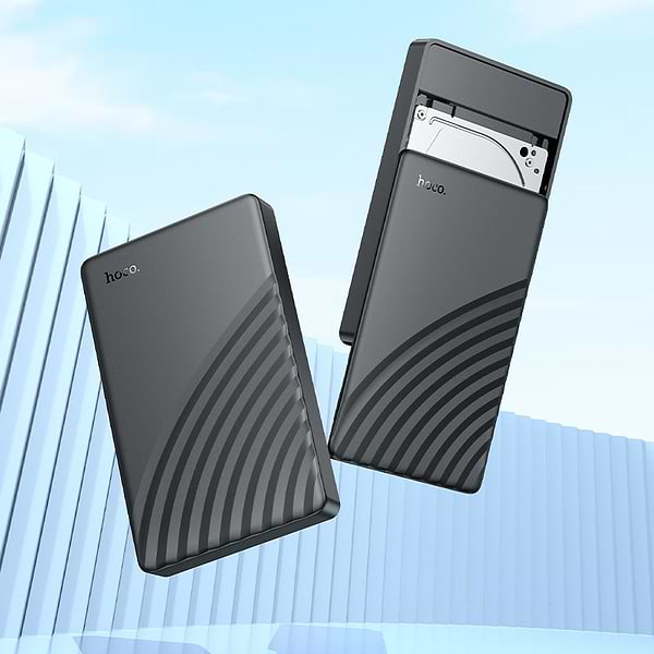 Фото - Внешний карман HOCO HB46 USB3.0 2.5-inch SATA hard drive enclosure Black (6942007628266)