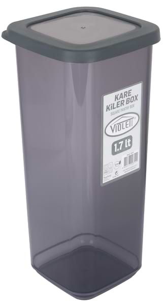 Купити Ємність для сипучих VIOLET HOUSE 0311 Transparent Black 1.7 л - Фото 1 Ємність для сипучих VIOLET HOUSE 0311 Transparent Black 1.7 л - Фото 1