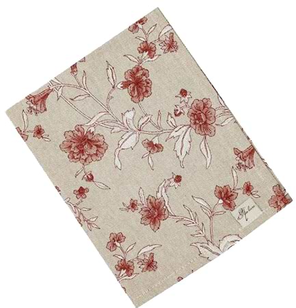 Фото - Серветка для сервірування Прованс Квіти бордо 35х45 см (031518)